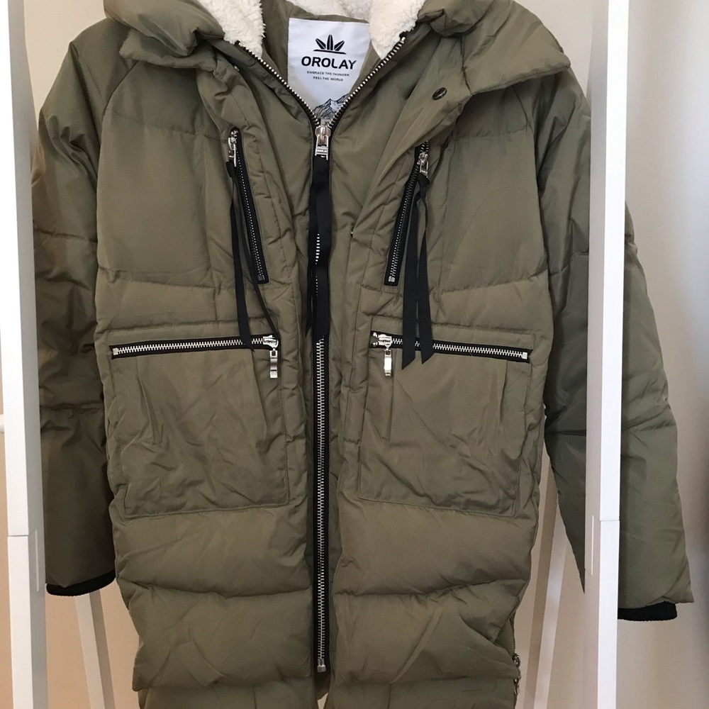 Orolay green olive women amazon coat
